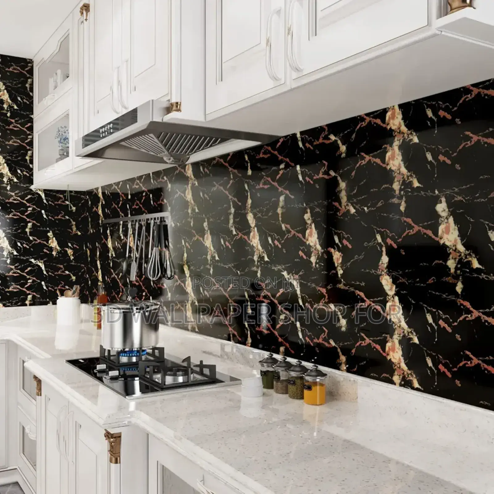 PVC Marble Wallpaper