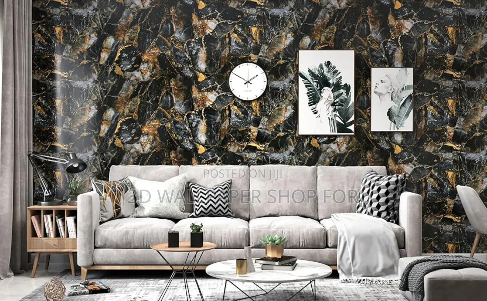 PVC Marble Wallpaper