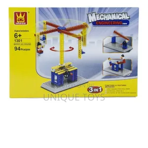 3-in-1 Mechanical Engineering Building Blocks STEM Toy
