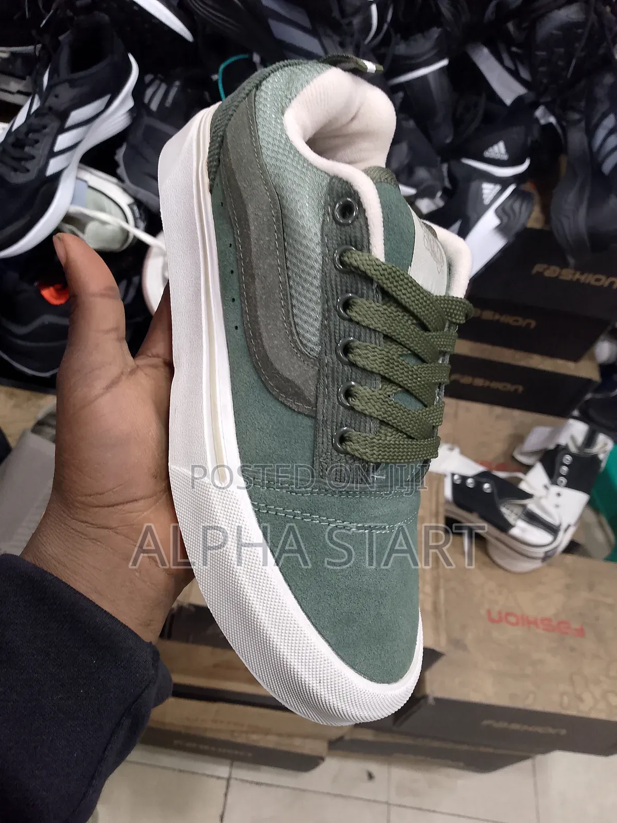 Vans Old School Knu Green 00 Master Quality Shoes for You