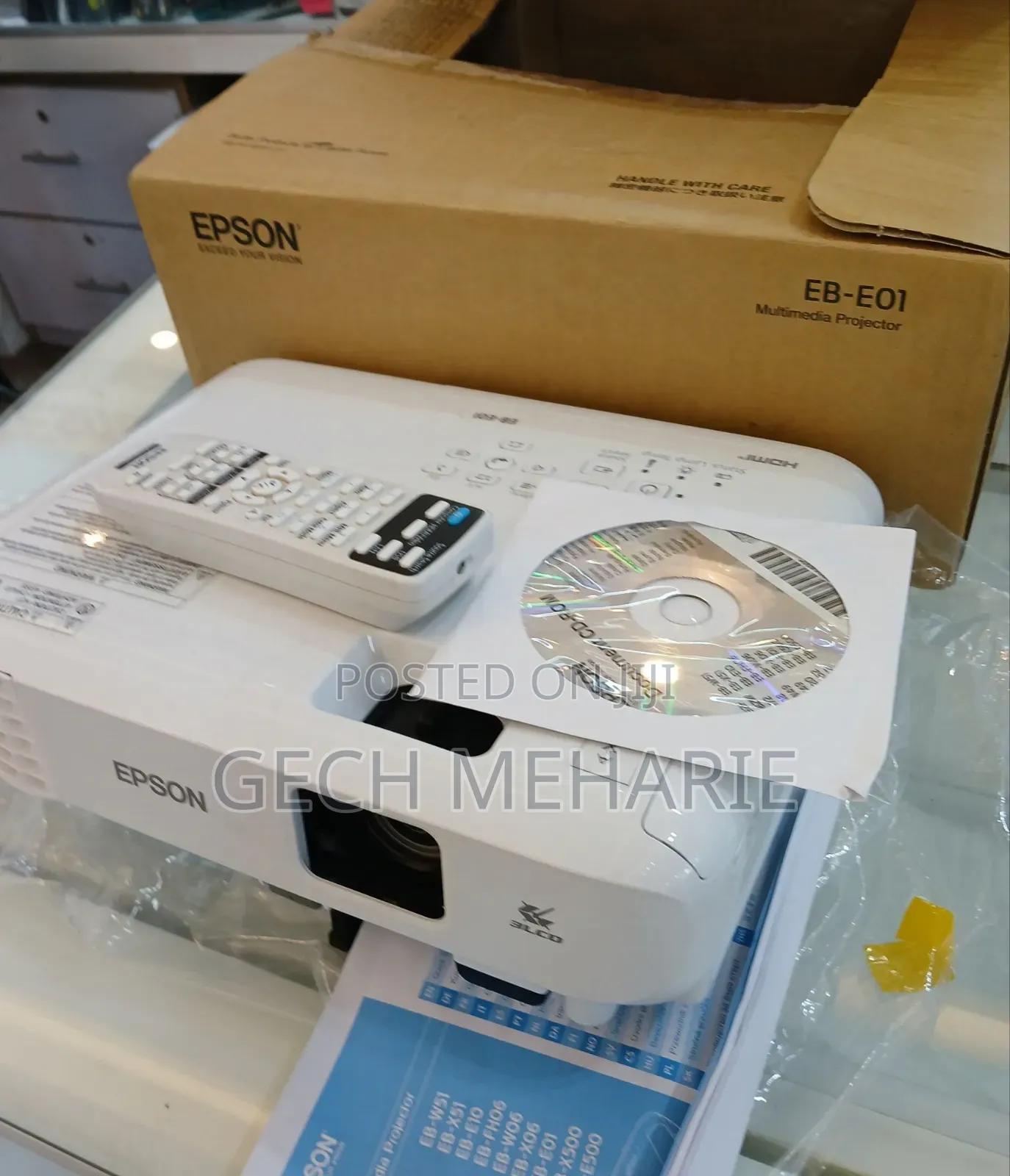 Epson Projector BRAND NEW With Cartoon Model Name: EB-E
