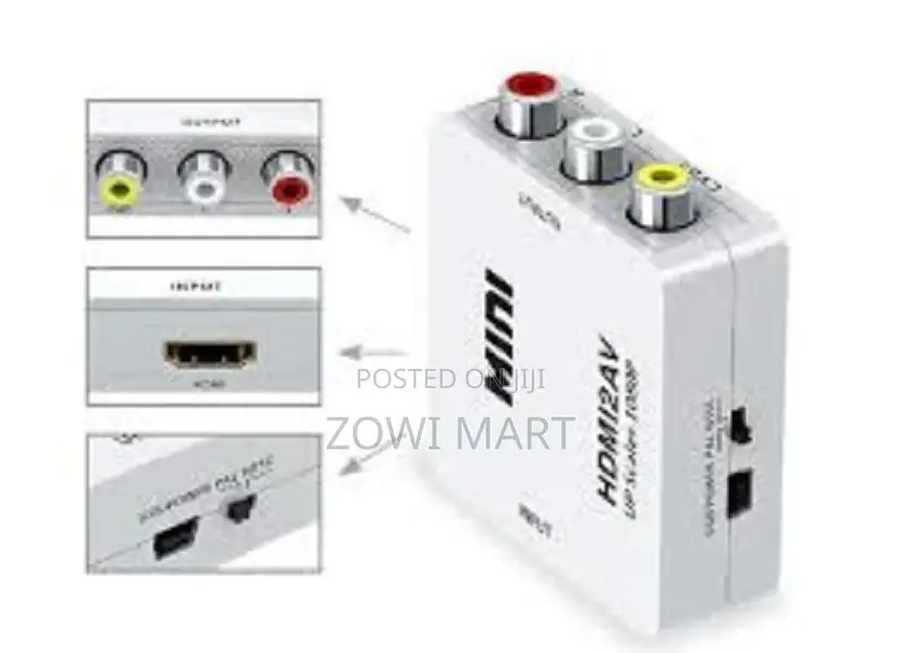 Mini HDMI2AV UP Scaler 1080P HD Video Converter