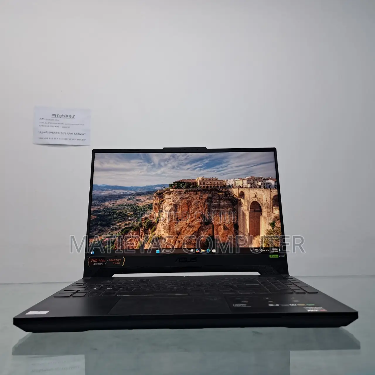 New Laptop Asus TUF Gaming A15 16GB AMD Ryzen 7 SSD 512GB