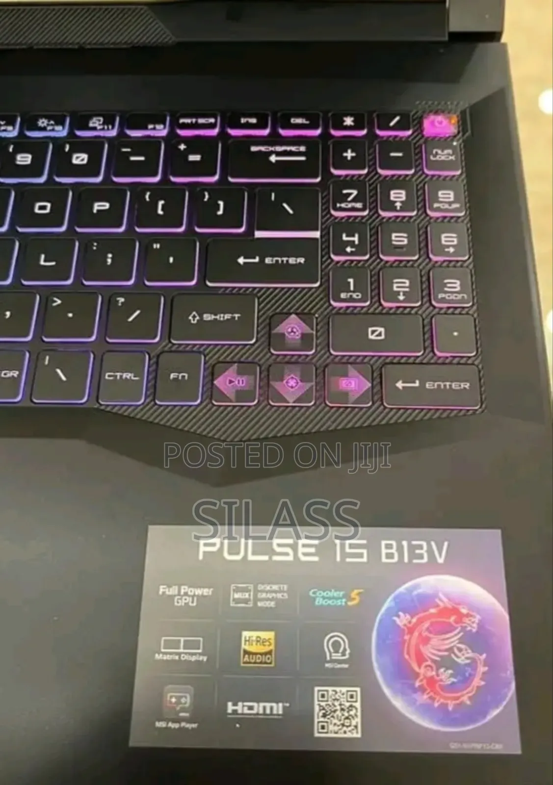 New Laptop MSI Pulse GL76 32GB Intel Core I9 SSD 1T