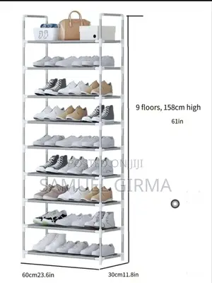 27 Pair Shoe Rack