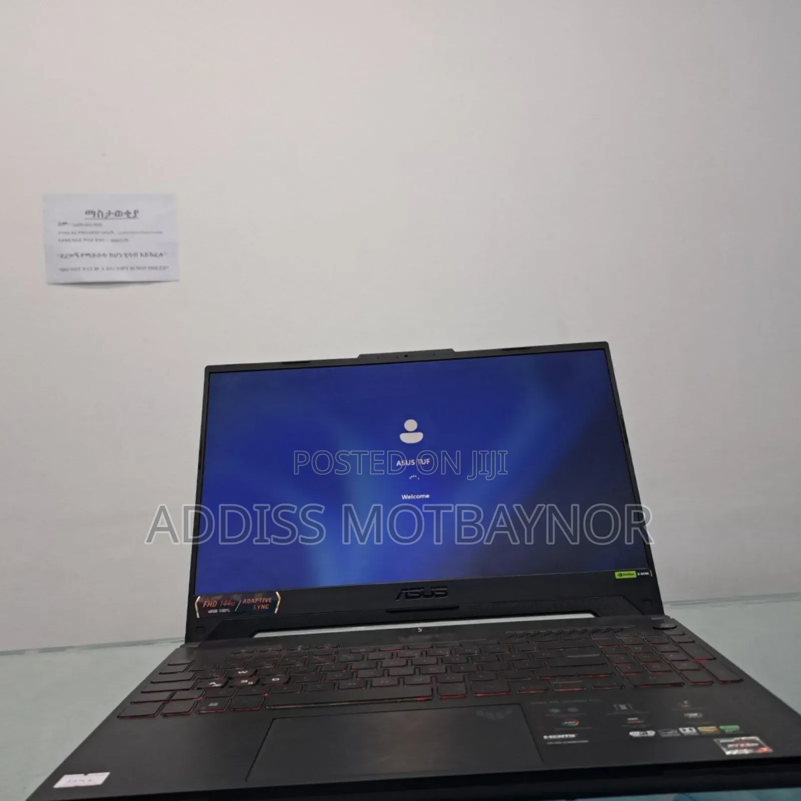 New Laptop Asus TUF Gaming A15 16GB AMD Ryzen 7 SSD 512GB