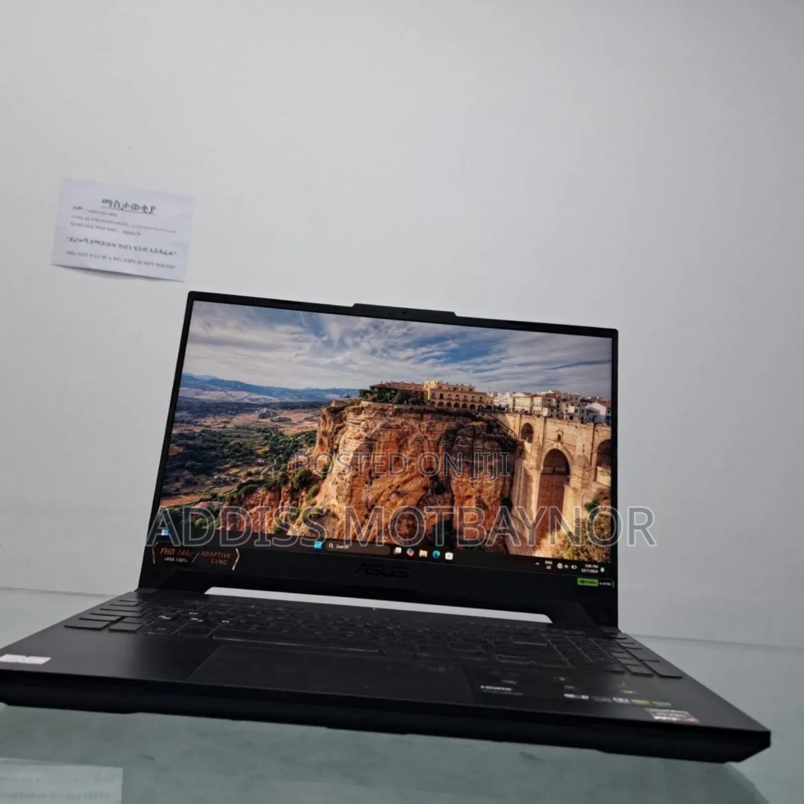 New Laptop Asus TUF Gaming A15 16GB AMD Ryzen 7 SSD 512GB