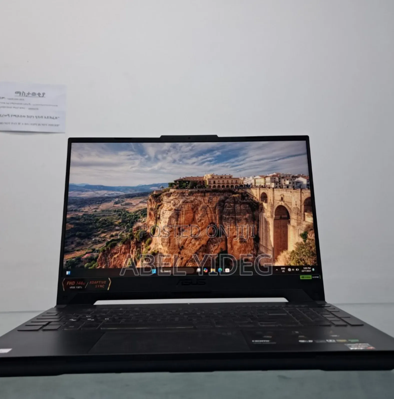 New Laptop Asus TUF Gaming A15 16GB AMD Ryzen 7 SSD 512GB