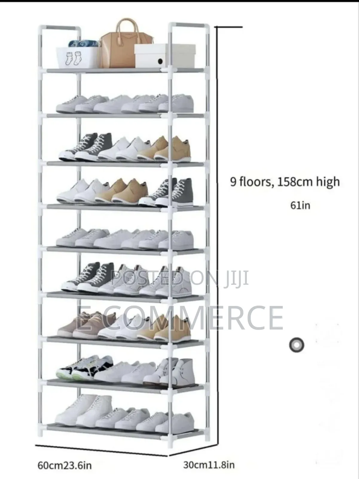 27 Pair Shoe Rack