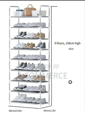 27 Pair Shoe Rack