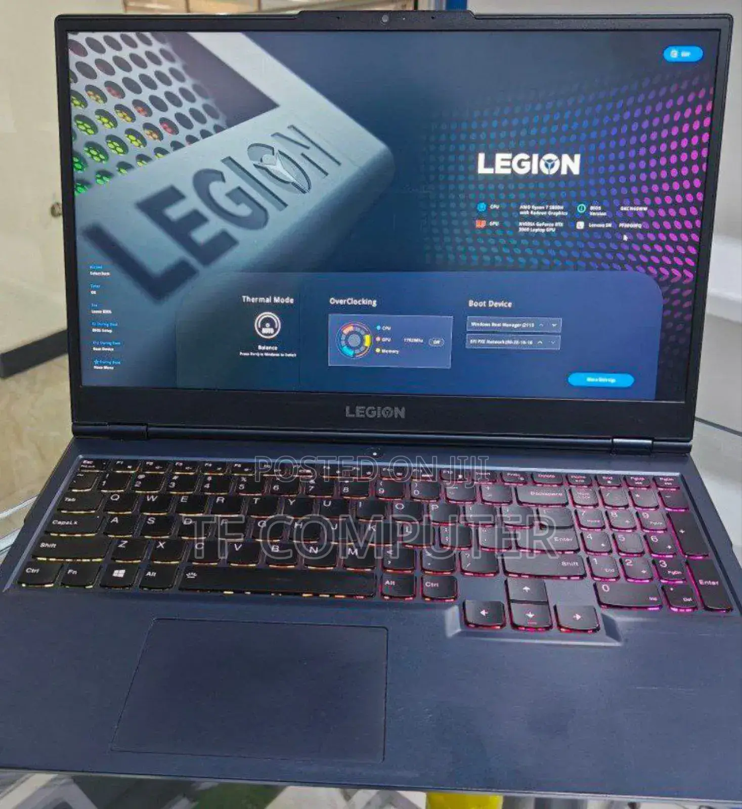 New Laptop Lenovo Legion 5 16GB AMD Ryzen 7 SSD 1T