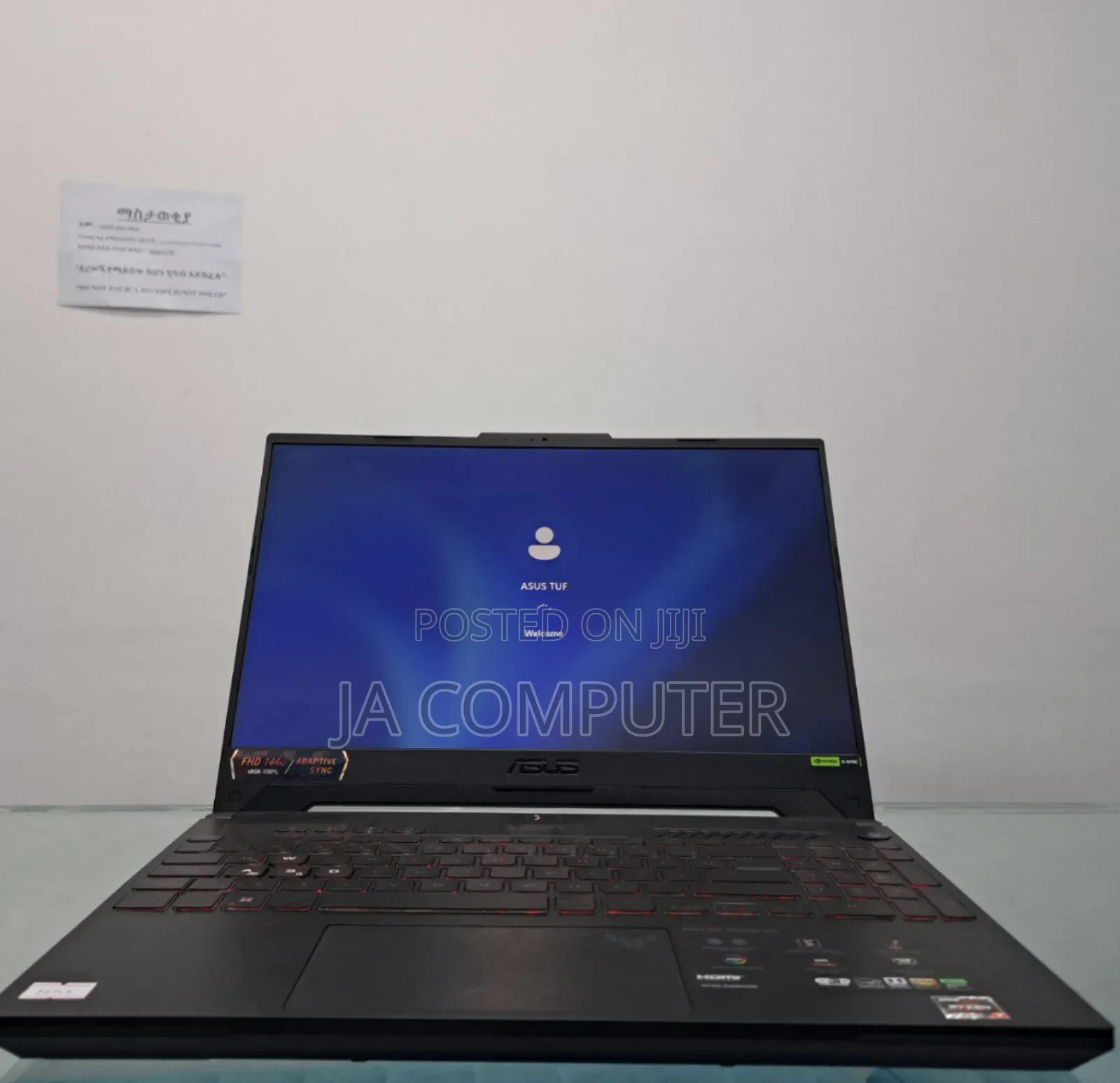 New Laptop Asus TUF Gaming A15 16GB AMD Ryzen 7 SSD 512GB