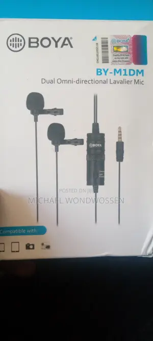 Photo - Boya Dual Omni Directional Lavalier Mic