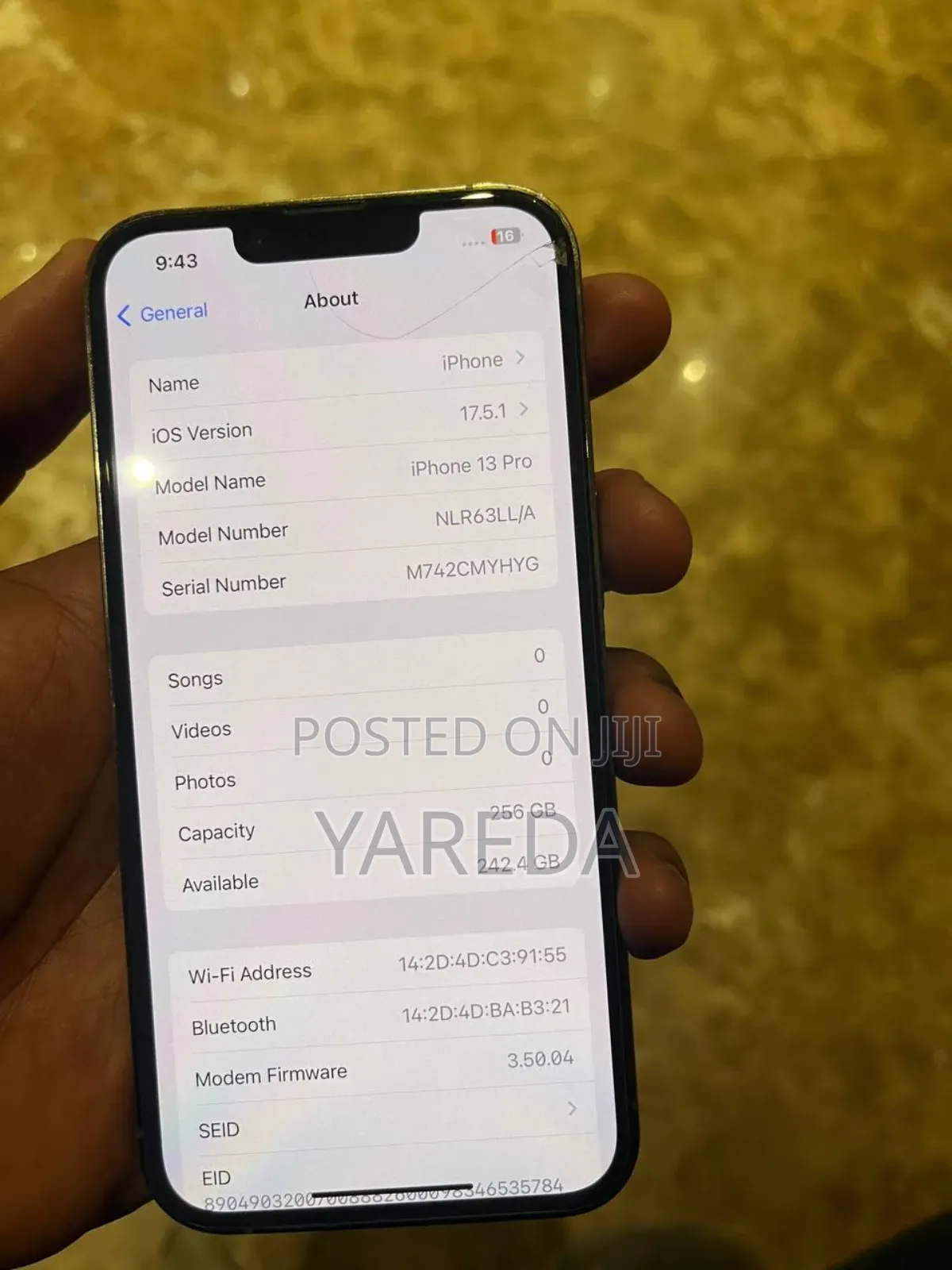 New Apple iPhone 13 Pro 256 GB White