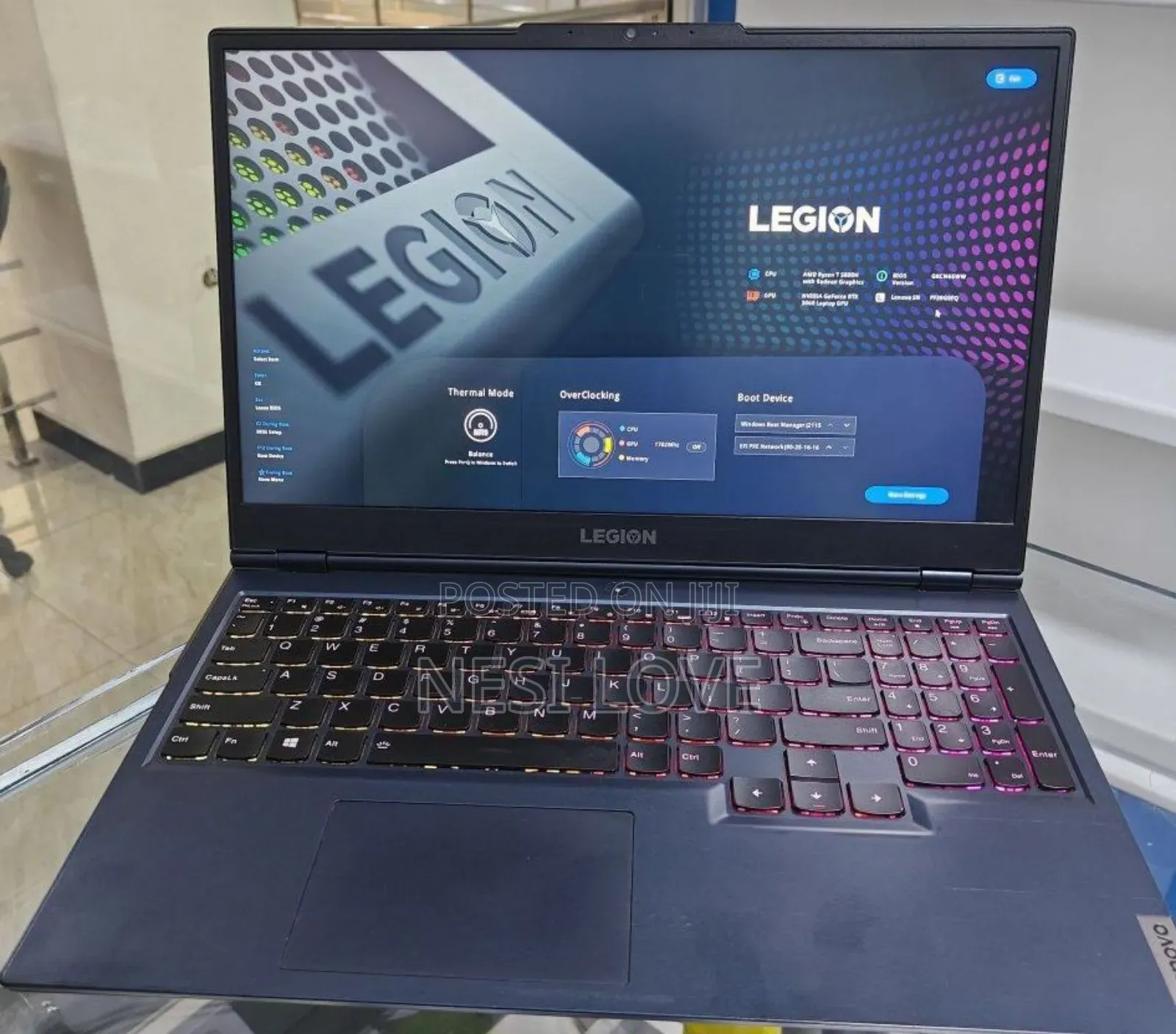 New Laptop Lenovo Legion 5 16GB AMD Ryzen 7 SSD 1T