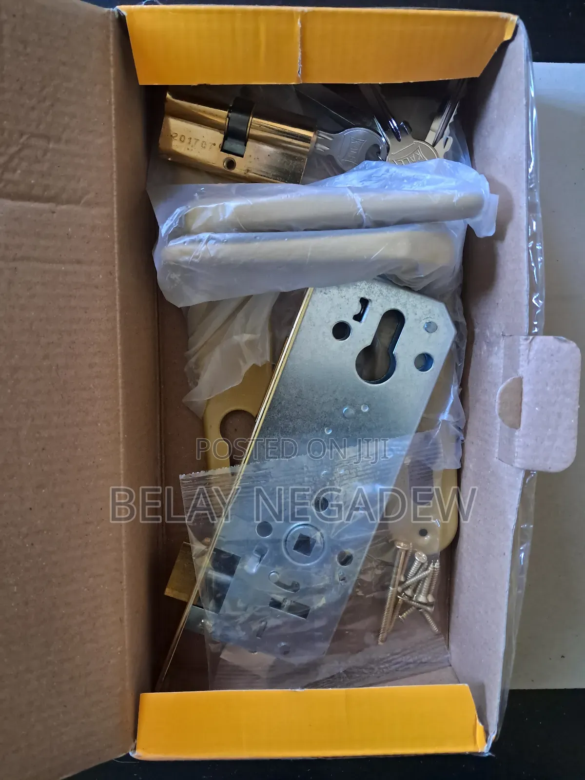 KALE Cylinderical Door Lock Handle Set "Made in Turkey"