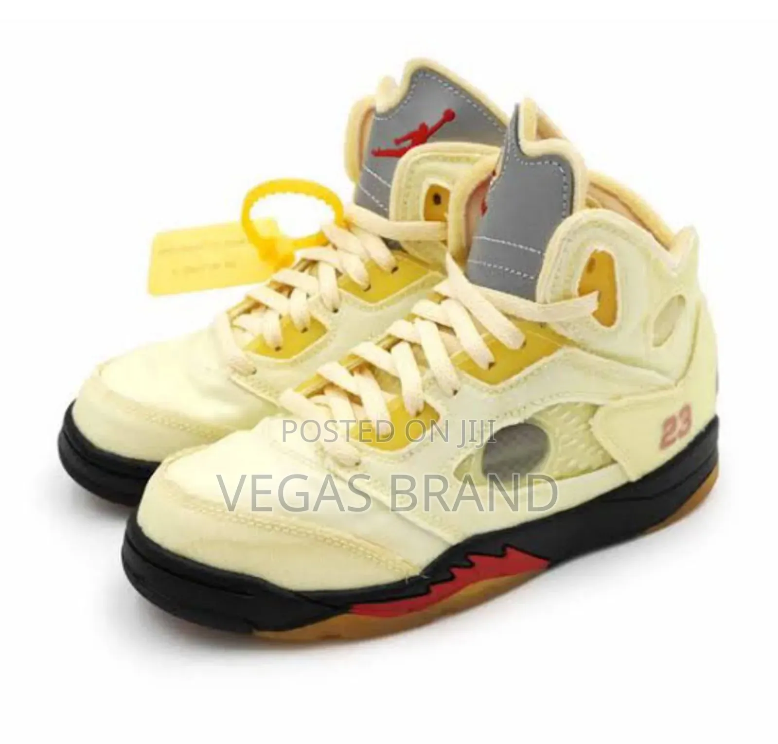 Air Jordan 5 Sp Sail White Yellow Master Quality Shoes