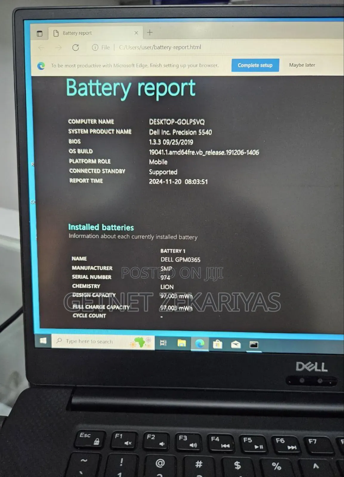 New Laptop Dell Precision 5540 16GB Intel Core I9 SSD 512GB