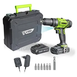 Photo - Rchargeable Drill Vido Chargeable Drill 21v