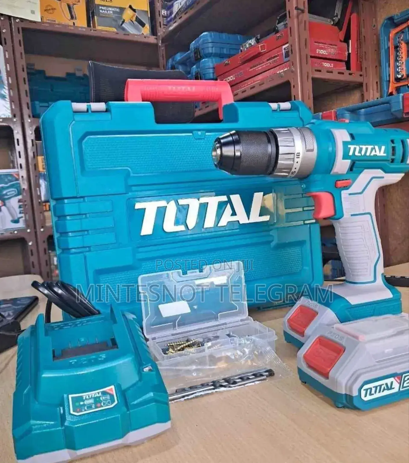Total Rechargeable Drill