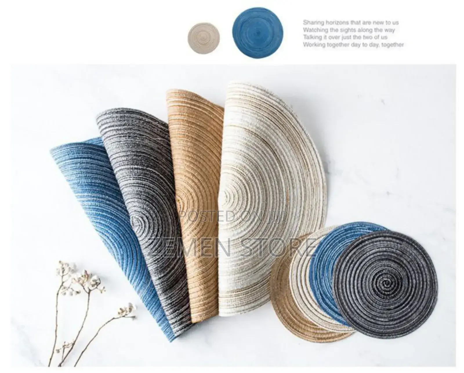 Multicolored High Quality Table Mats