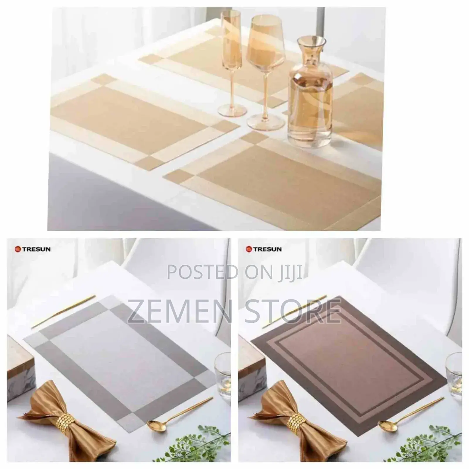Multicolored High Quality Table Mats