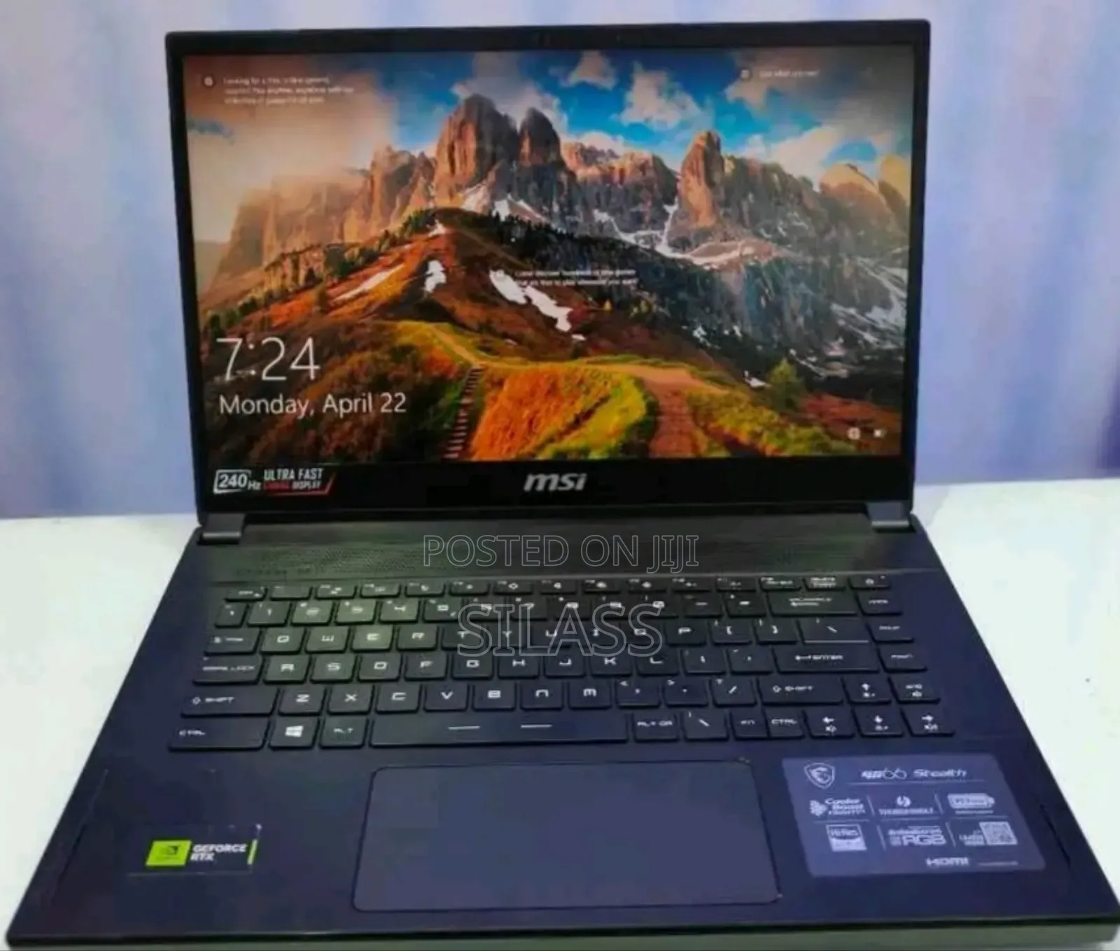 New Laptop MSI GS66 Stealth 10SGS 32GB Intel Core I9 SSD 1T