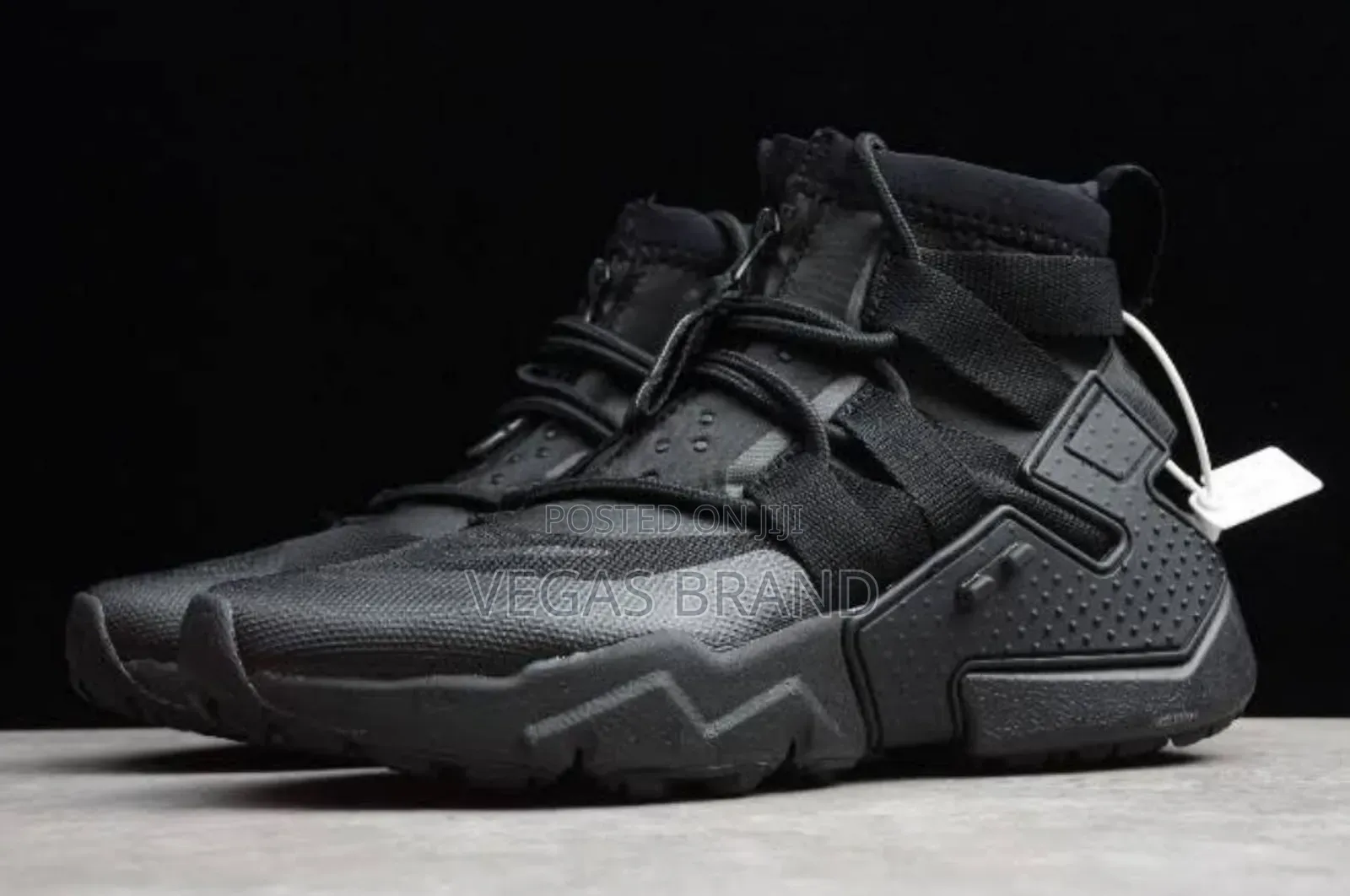 Nike Huarache Gripp Black Boots Super Master Quality Shoes