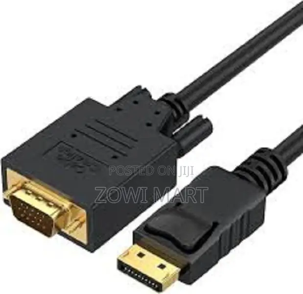Displayport to VGA Cable Adapter Gold Plated