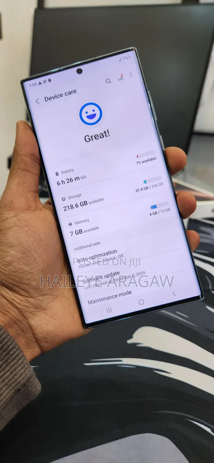 New Samsung Galaxy S22 Ultra 256 GB Green