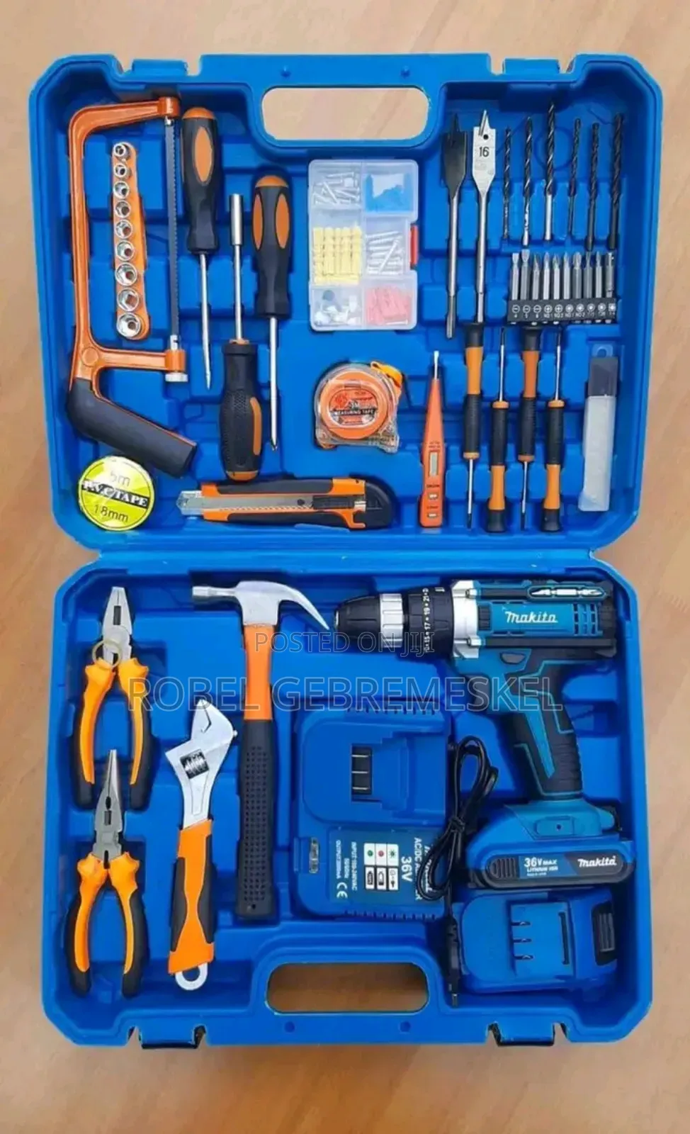 Makita Full Toolset Charger Drill
Price 8500br
Power Tools