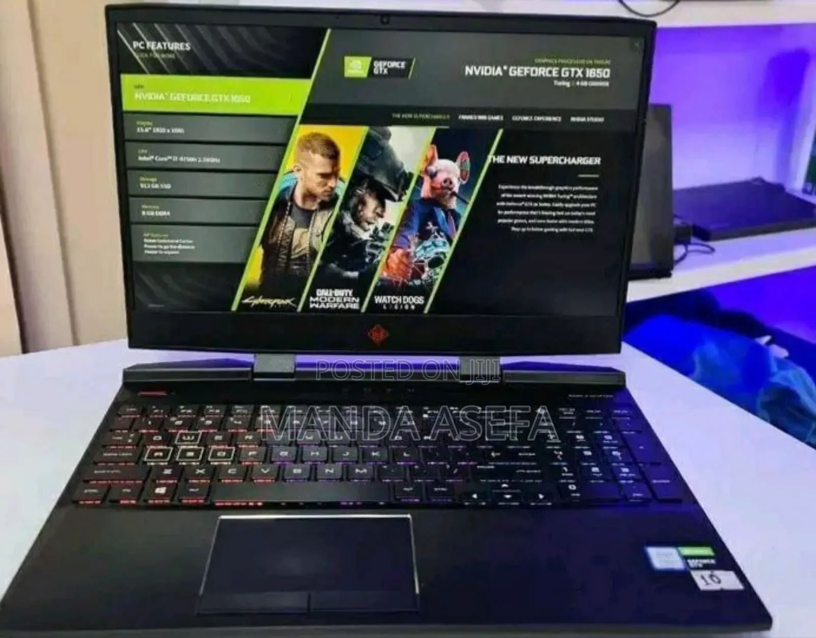 New Laptop HP Omen X 8GB Intel Core I7 SSD 512GB