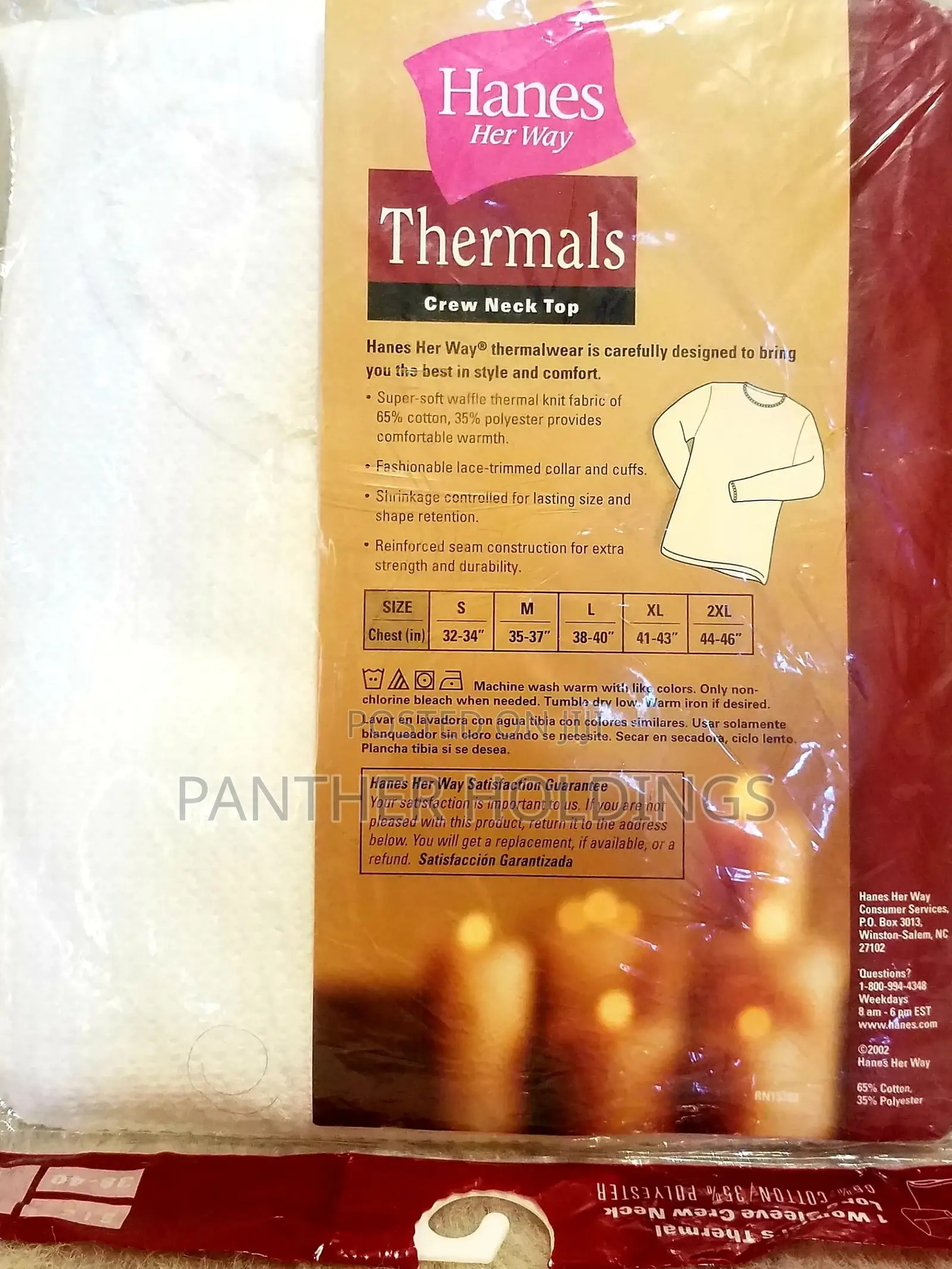 Hanes Her Way | Thermals Crew Neck Top