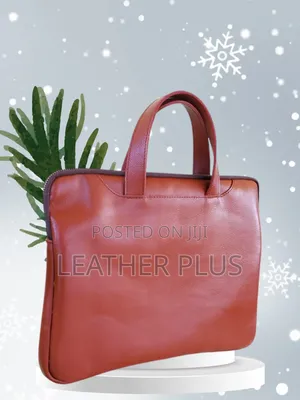 Slim Leather Laptop Bag