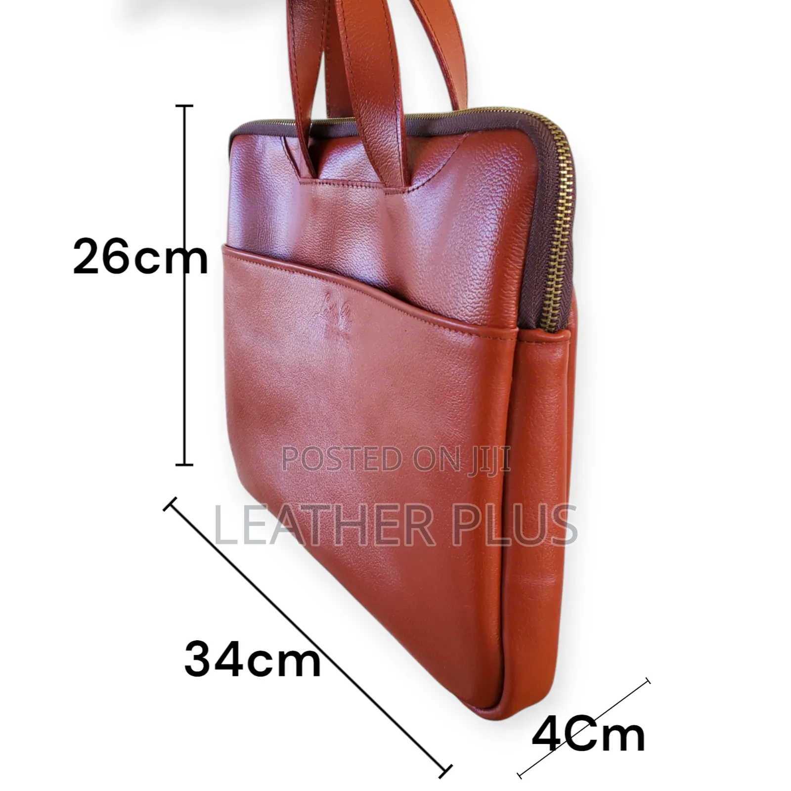 Slim Leather Laptop Bag