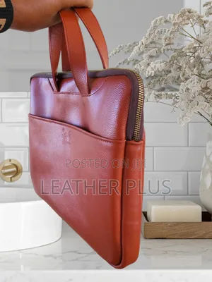 Slim Leather Laptop Bag