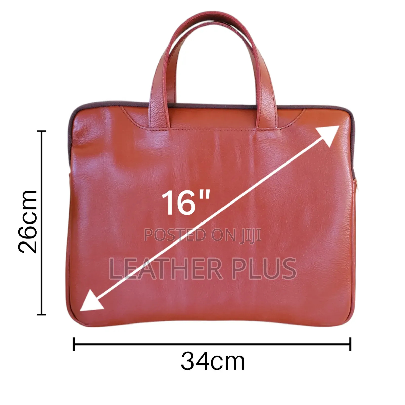 Slim Leather Laptop Bag