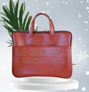 Photo - Slim Leather Laptop Bag