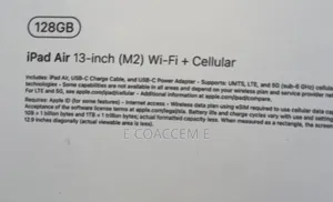 New Apple iPad Air 128 GB