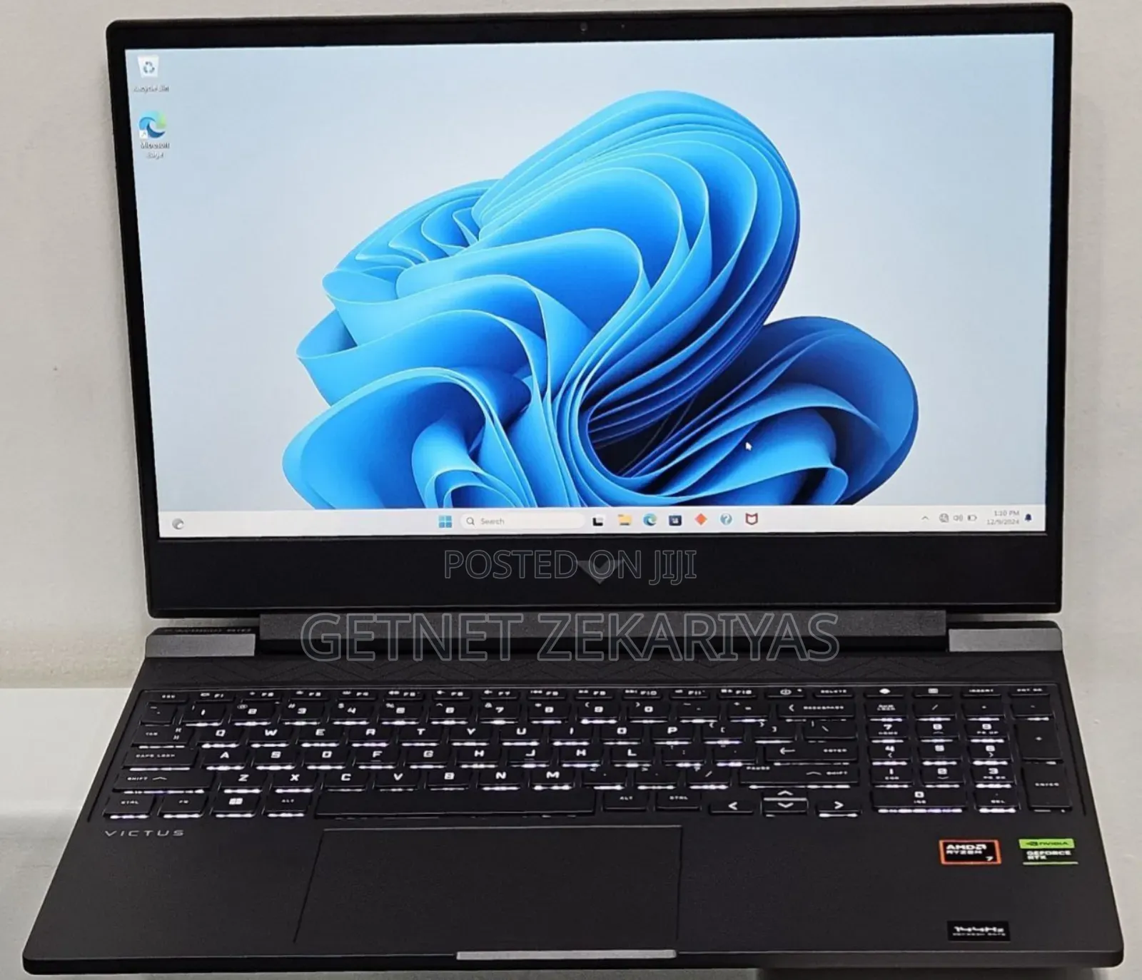 New Laptop HP Victus 15 16GB AMD Ryzen 7 SSD 1T