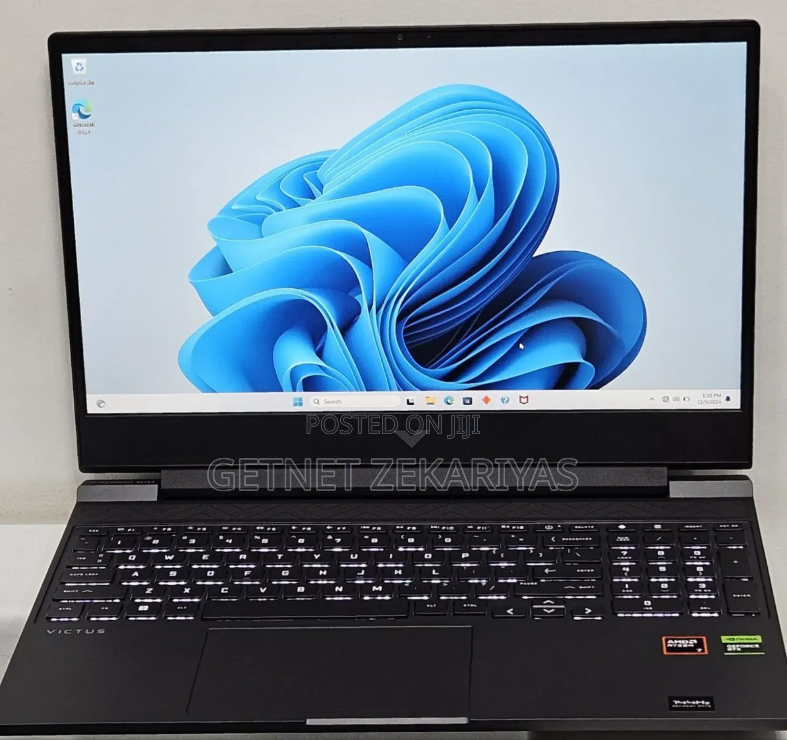 New Laptop HP Victus 15 16GB AMD Ryzen 7 SSD 1T