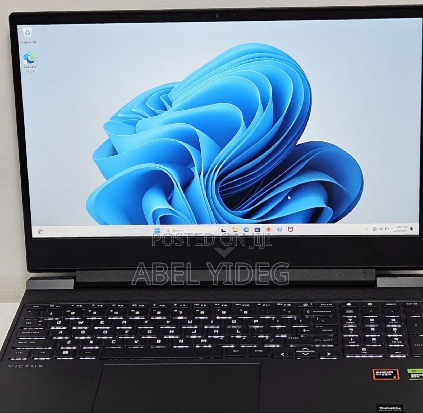 New Laptop HP Victus 15 16GB AMD Ryzen 7 SSD 1T