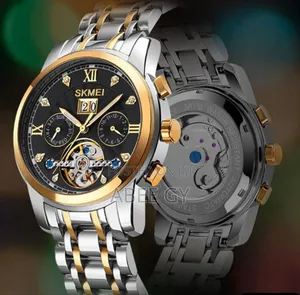 SKMEI Mechanical Automatic Day-Date Display Stainless Steel