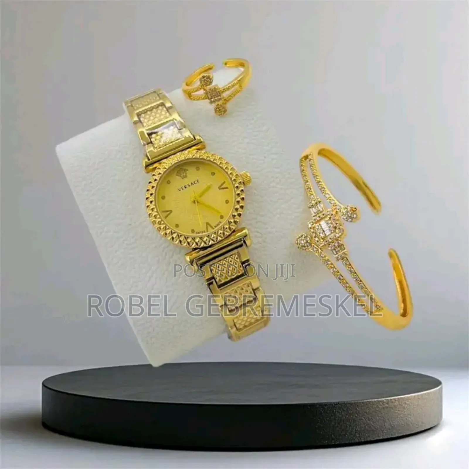 All In One Quality ሰዐት፣ብራስሌት እና ቀለበት በአንድ ላይ