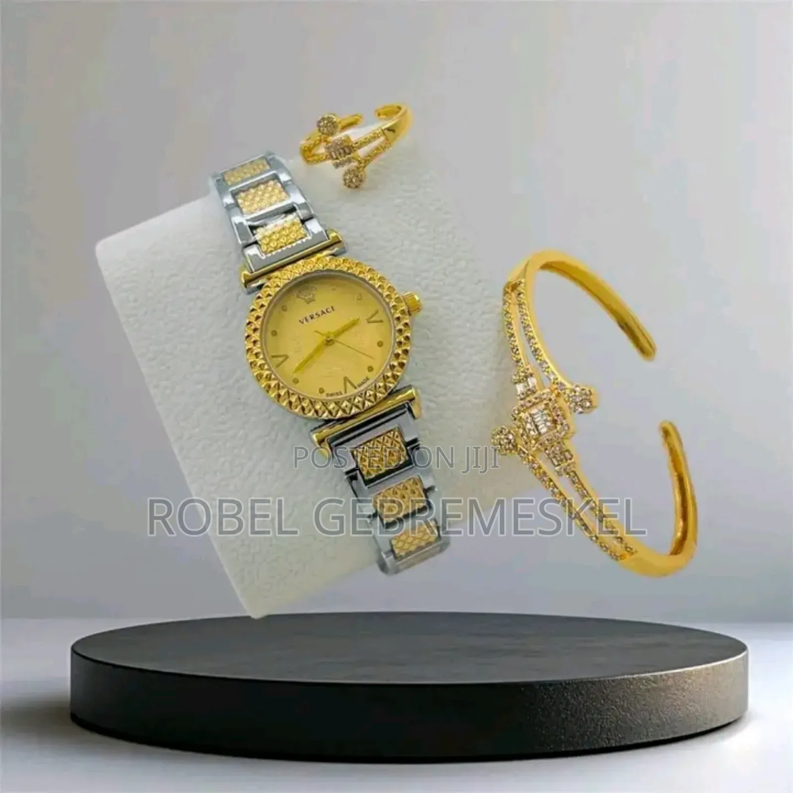 All In One Quality ሰዐት፣ብራስሌት እና ቀለበት በአንድ ላይ