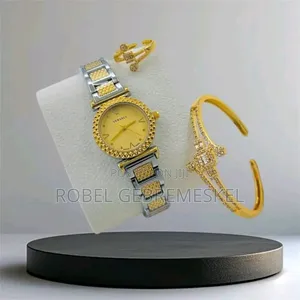 All In One Quality ሰዐት፣ብራስሌት እና ቀለበት በአንድ ላይ