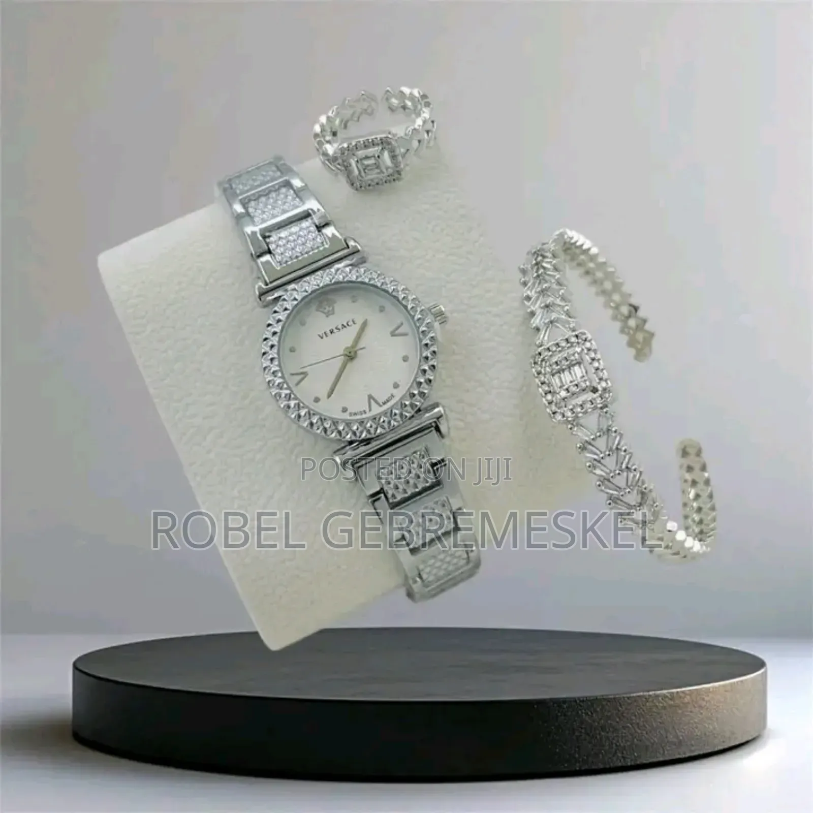 All In One Quality ሰዐት፣ብራስሌት እና ቀለበት በአንድ ላይ