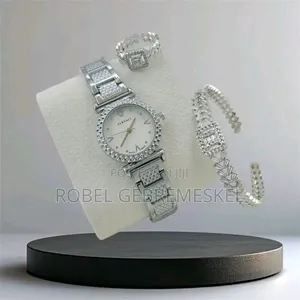 All In One Quality ሰዐት፣ብራስሌት እና ቀለበት በአንድ ላይ