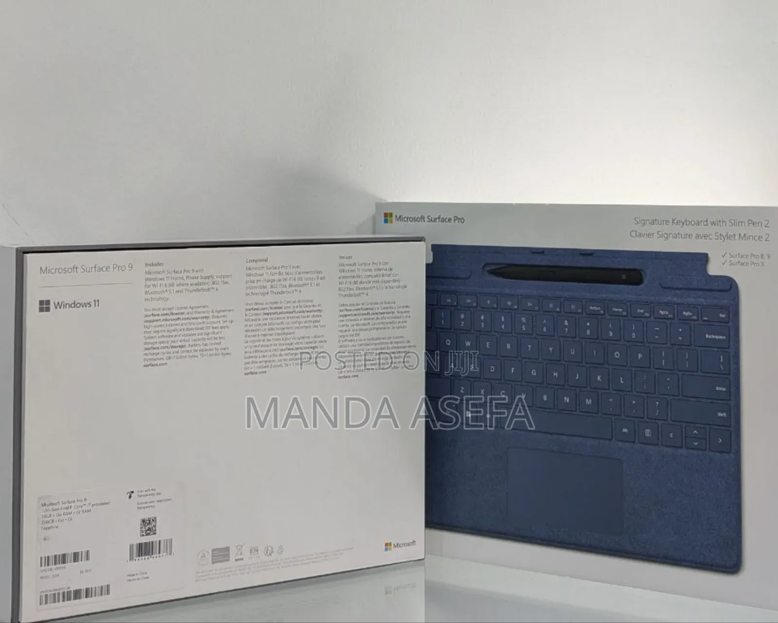New Laptop Microsoft Surface Pro 9 16GB Intel Core I7 SSD 256GB
