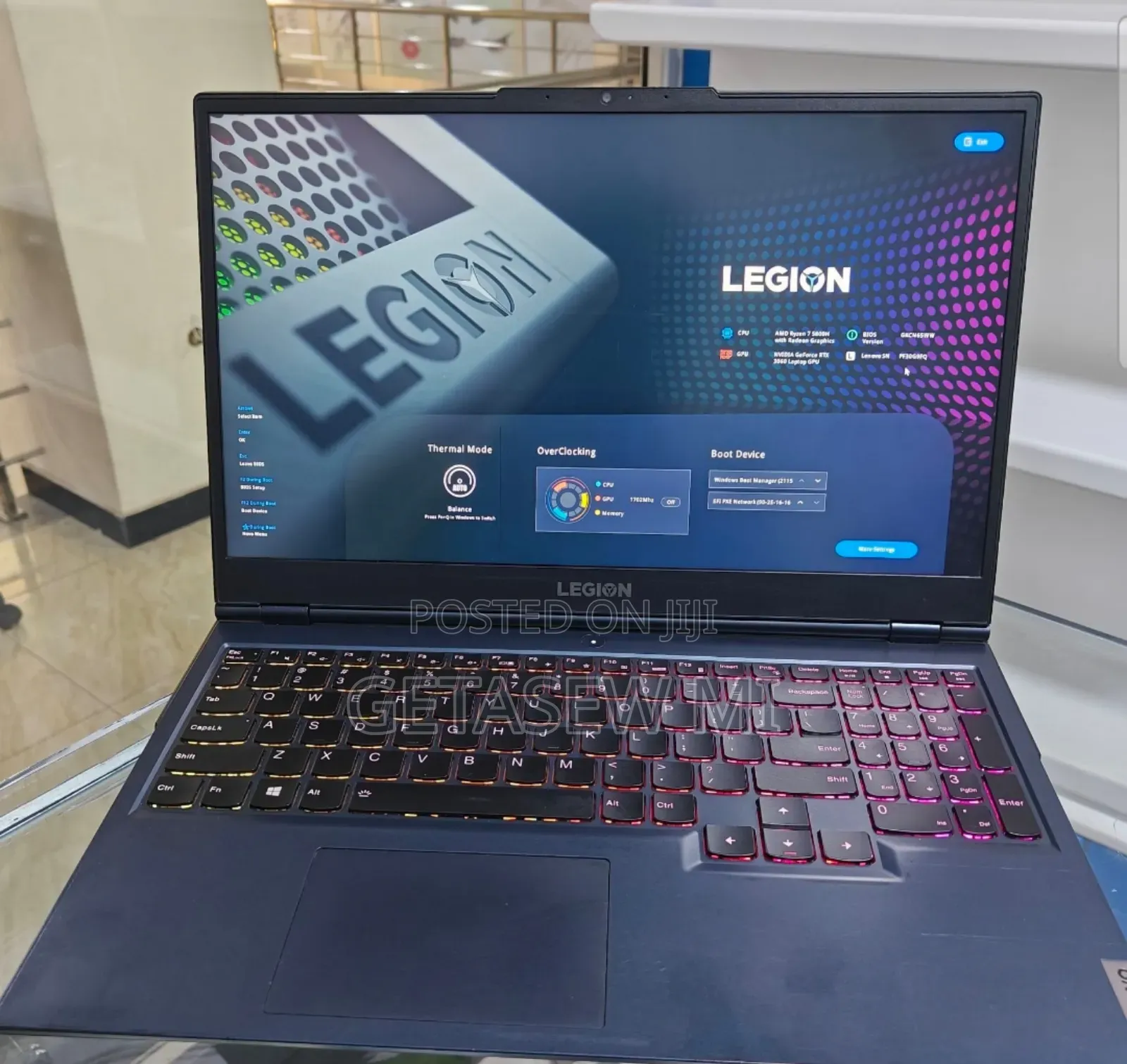 New Laptop Lenovo Legion 5 16GB AMD Ryzen 7 SSD 1T